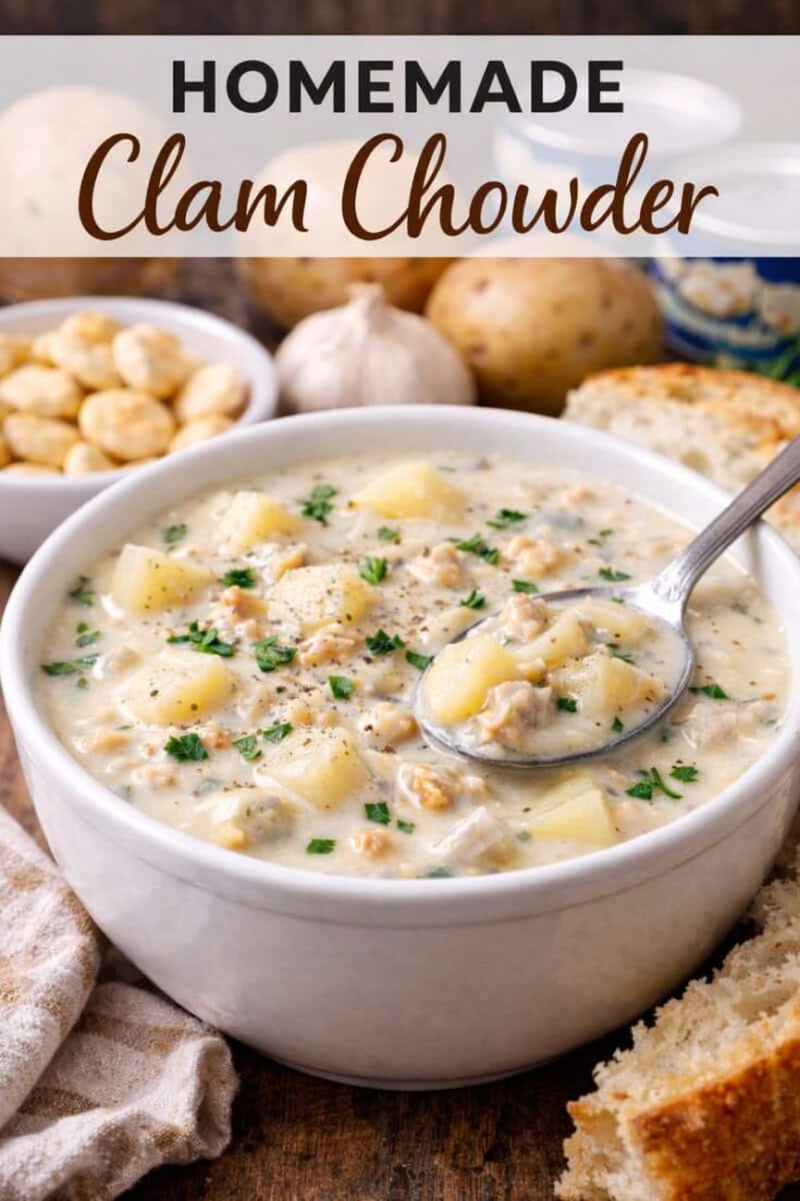 Rich, creamy, and packed with tender potatoes and briny clams, this classic soup has a way of making any meal feel cozy and satisfying.