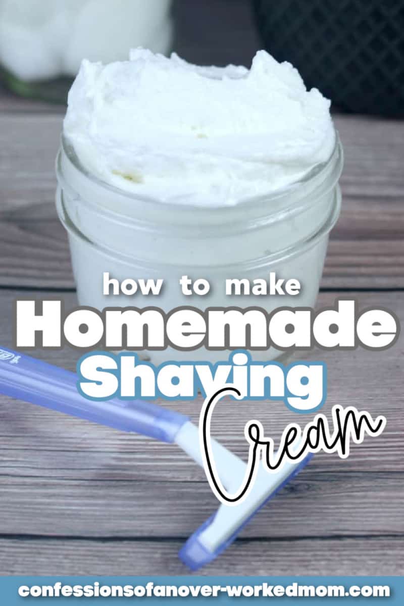 Wondering how to make your own shaving cream? Whether you want to make this DIY shaving cream for Dad or to use it yourself, you won't believe how easy it is.