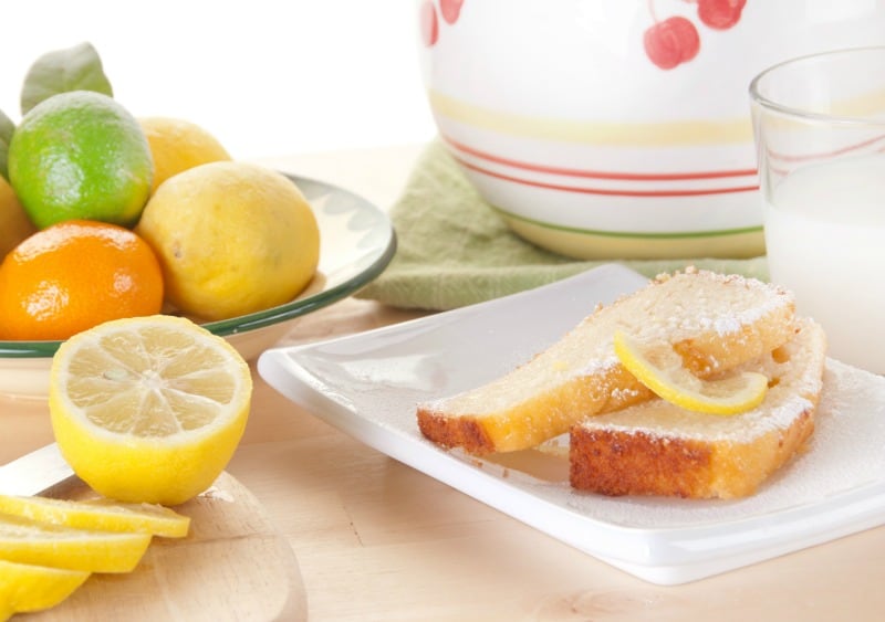 Buttermilk Lemon Pound Cake Loaf Recipe