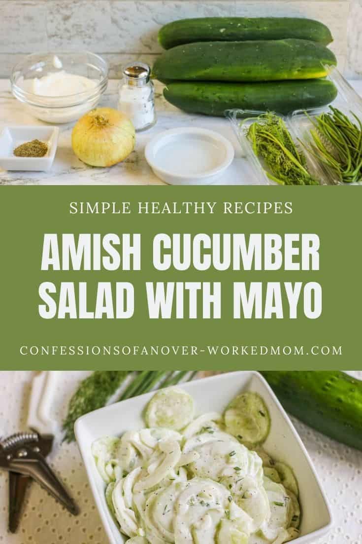 Cucumber Salad with Mayo is one of our favorite salad recipes. Find out how to make this Pennsylvania Dutch cucumber salad recipe right here.