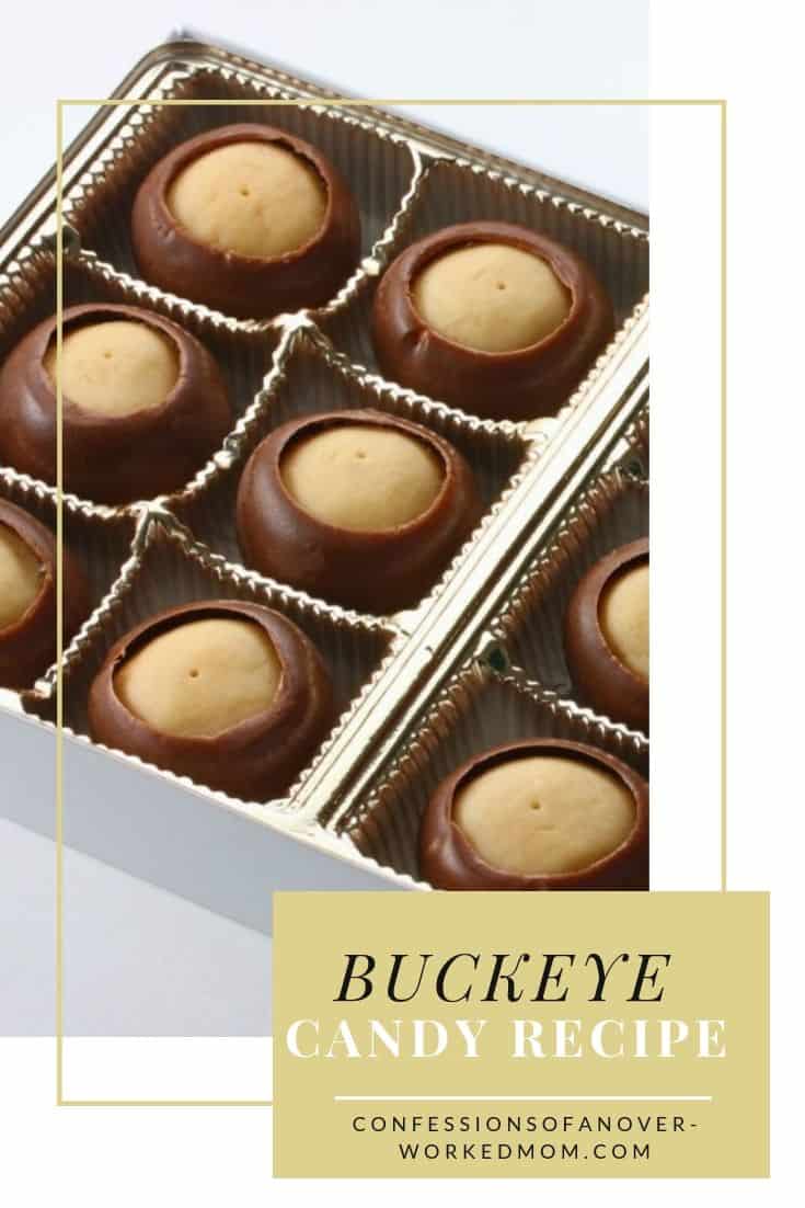 Ohio Buckeye Candy Recipe without Paraffin Wax