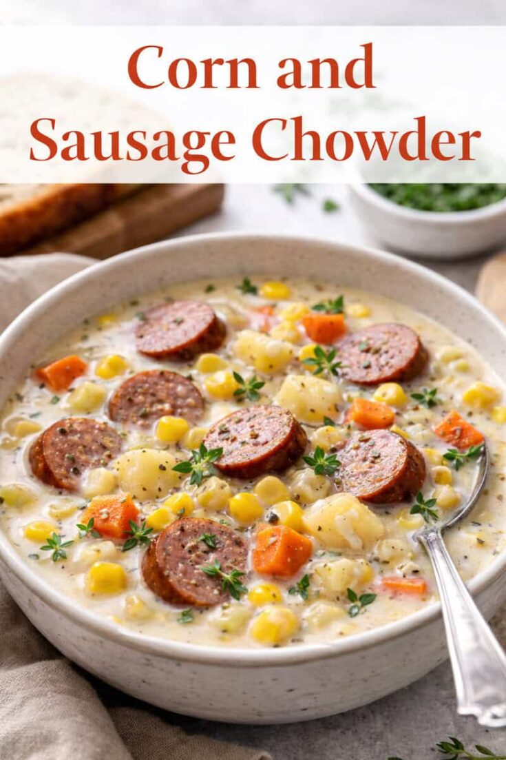 There’s something deeply comforting about a pot of chowder simmering on the stove. It’s not flashy, it doesn’t rely on expensive ingredients, and it fills the kitchen with a warm, familiar smell that instantly makes a house feel like home. This Corn and Sausage Chowder is one of those recipes that feels old-fashioned in the best way—simple ingredients, easy steps, and big flavor without a lot of effort.