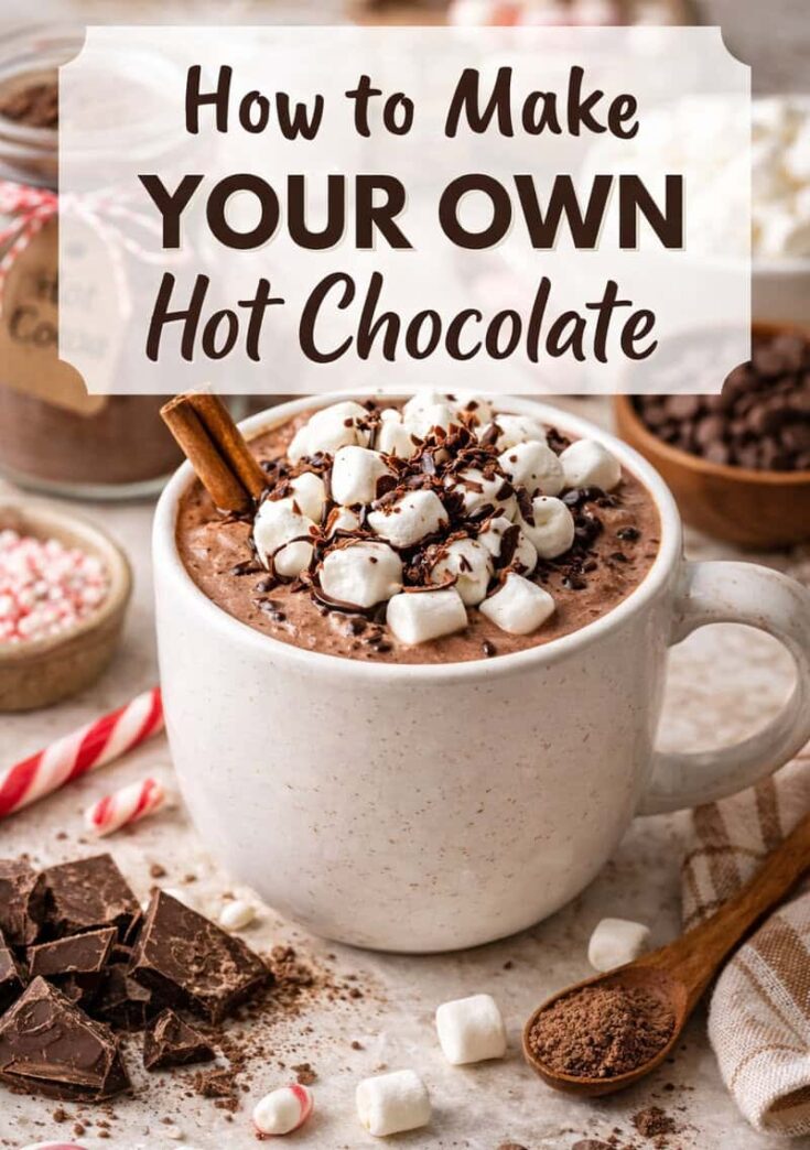 Make your own hot chocolate at home and you’ll quickly realize it has very little in common with the thin packets from the grocery store.