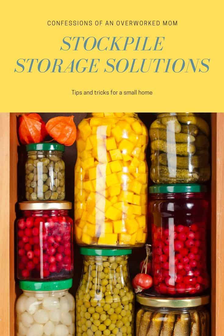 Stockpile Storage Solutions for the Prepared Home #prepping #prepper #emergencypreparedness