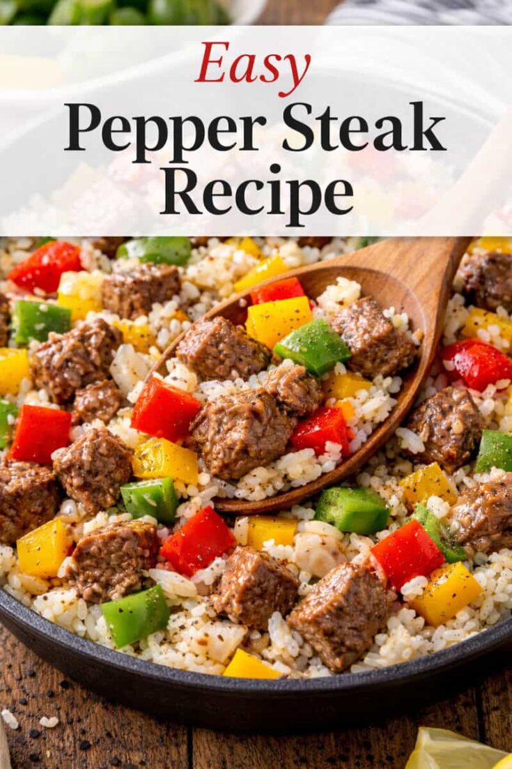 This easy pepper steak recipe is a cozy, budget-friendly dinner made with tender beef, colorful bell peppers, and rice. Simple ingredients, big flavor, and perfect for busy weeknights.