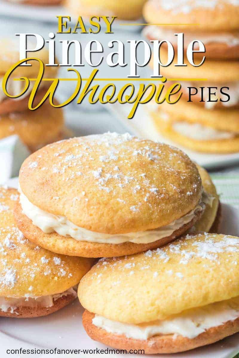 Make Pineapple Whoopie Pies With Cake Mix