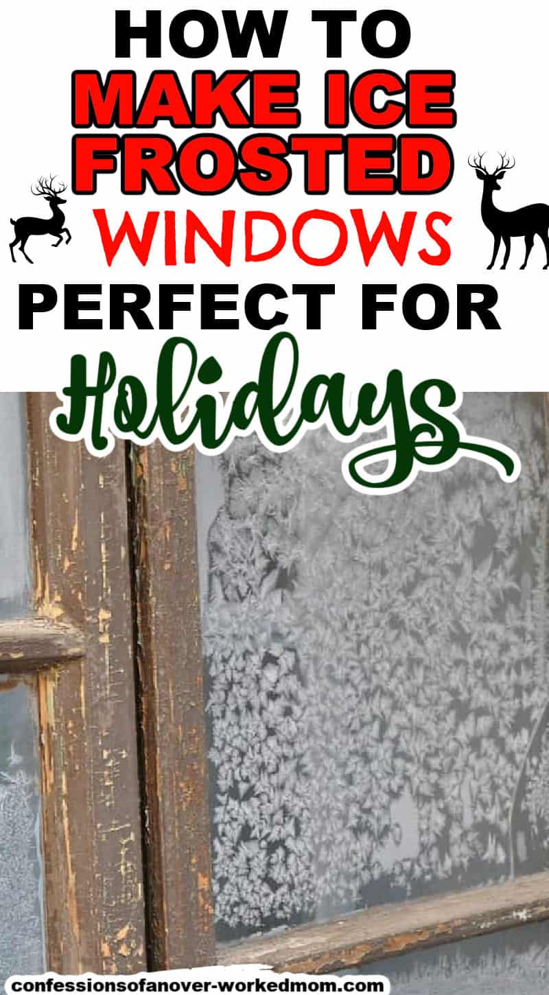 How to make Ice Frosted Windows with Epsom Salts