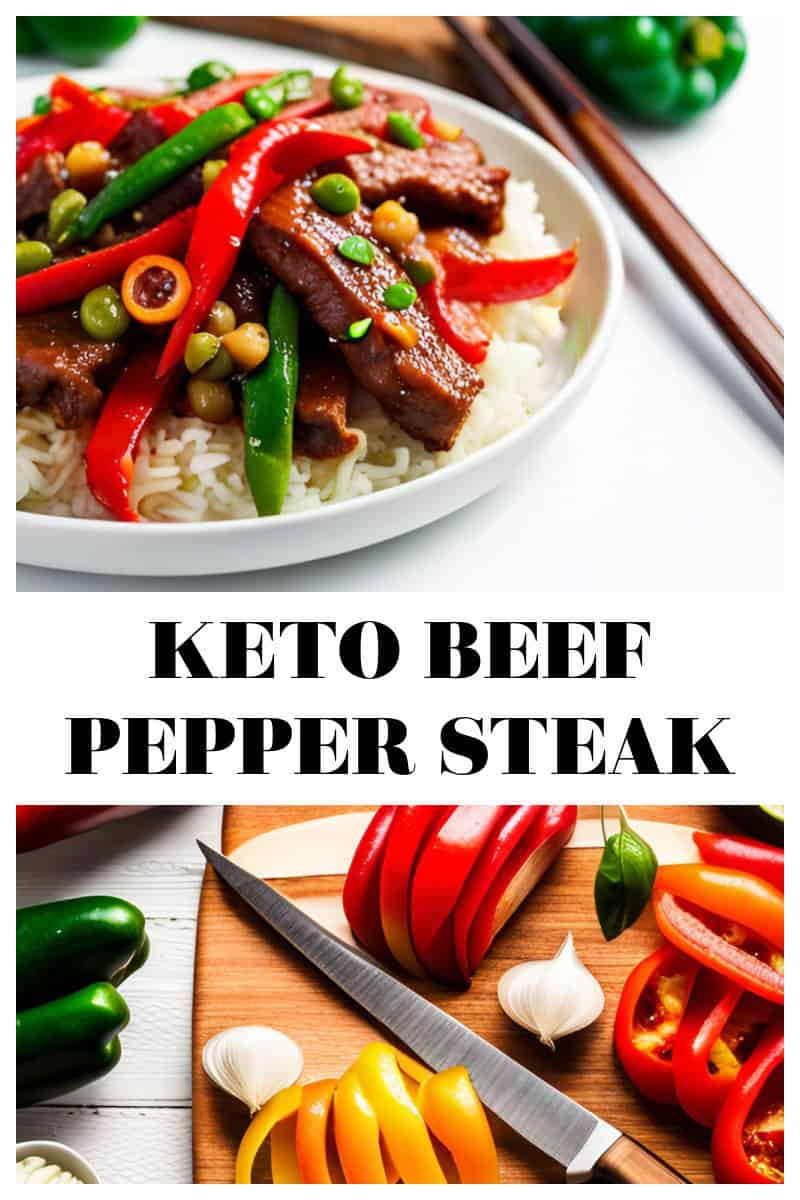 Try this Keto Marinated Pepper Steak for an easy low carb beef stir fry recipe. Try one of my favorite keto beef recipes with a delicious low carb stir fry recipe.