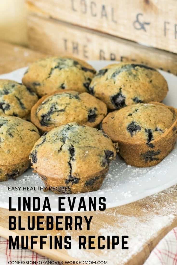 Linda Evans Recipes for Life Fresh Start Blueberry Muffins