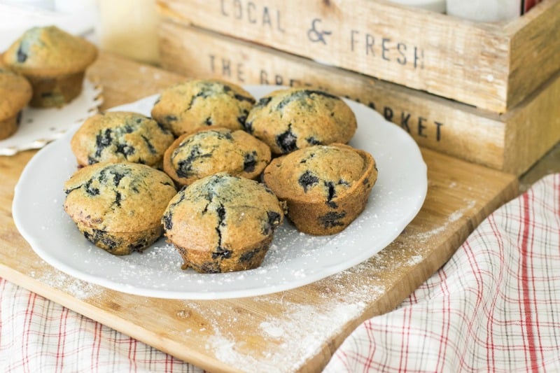 Recipe for Fresh Start Blueberry Muffins from Linda Evans