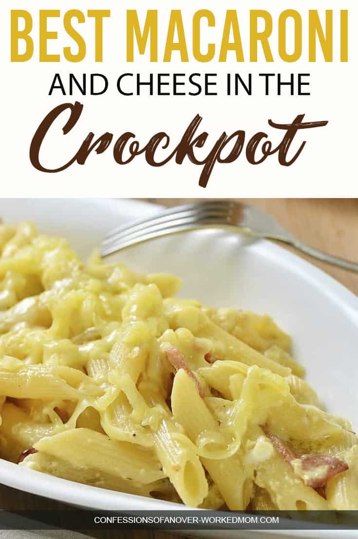 This macaroni and cheese recipe for the crockpot is one of my favorite busy night meal solutions. Try it today for an easy meal.