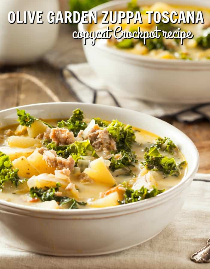 Olive Garden Zuppa Toscana Recipe for the Crockpot