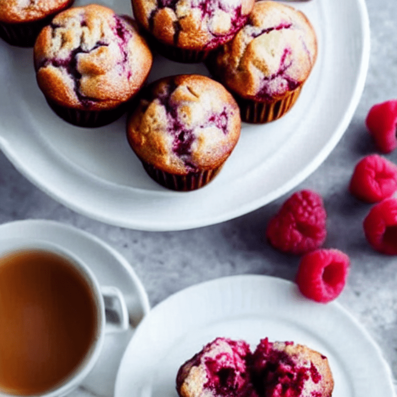 Try these raspberry and spice tea muffins for breakfast today. Make a batch of raspberry muffins for breakfast with this easy berry muffin recipe.