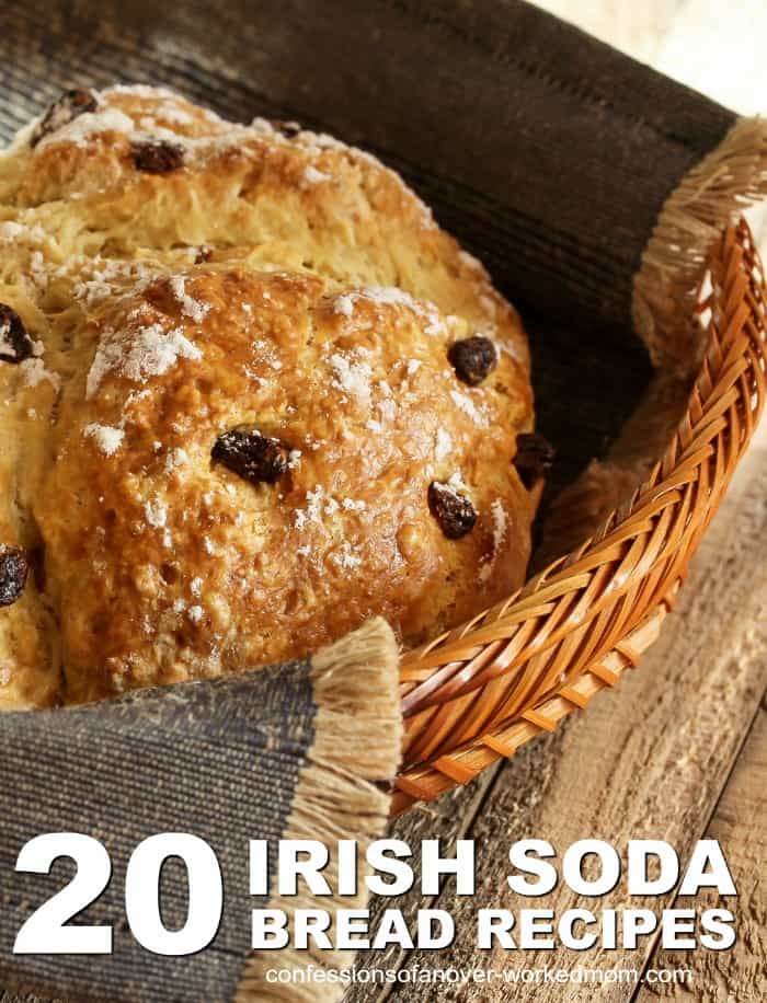 Have you ever made a traditional Irish soda bread? With St. Patrick's Day almost here, I wanted to share a few Irish soda bread recipes with you.