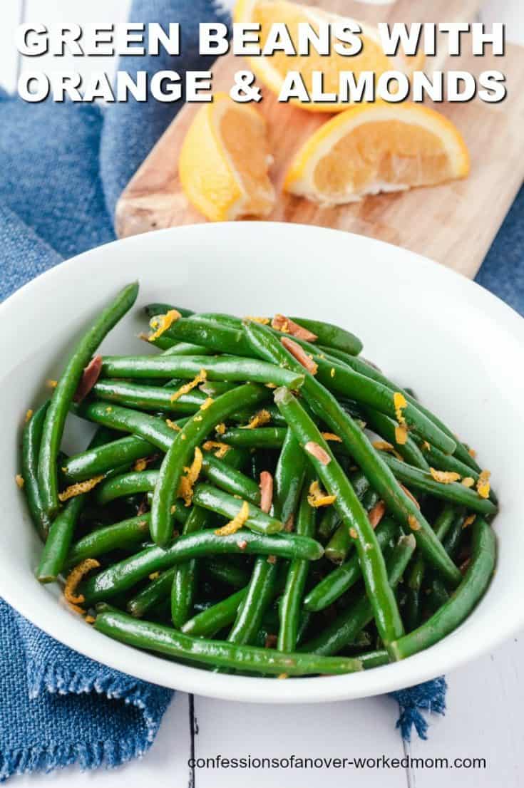 Blue Lake Green Beans Recipe With Orange & Almonds
