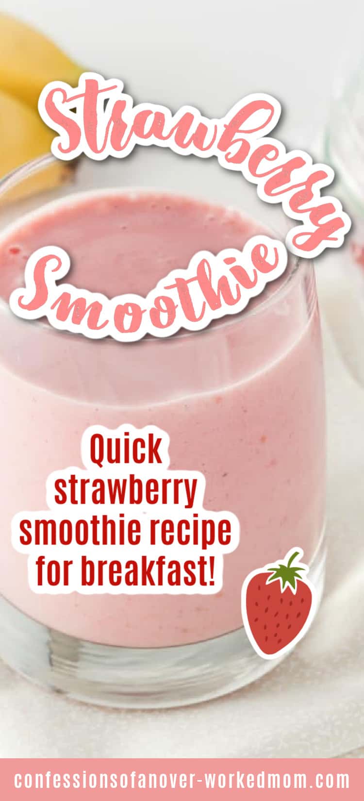 Looking for Hamilton Beach single-serve blender recipes? Check this quick and easy single serve strawberry smoothie recipes for breakfast.
