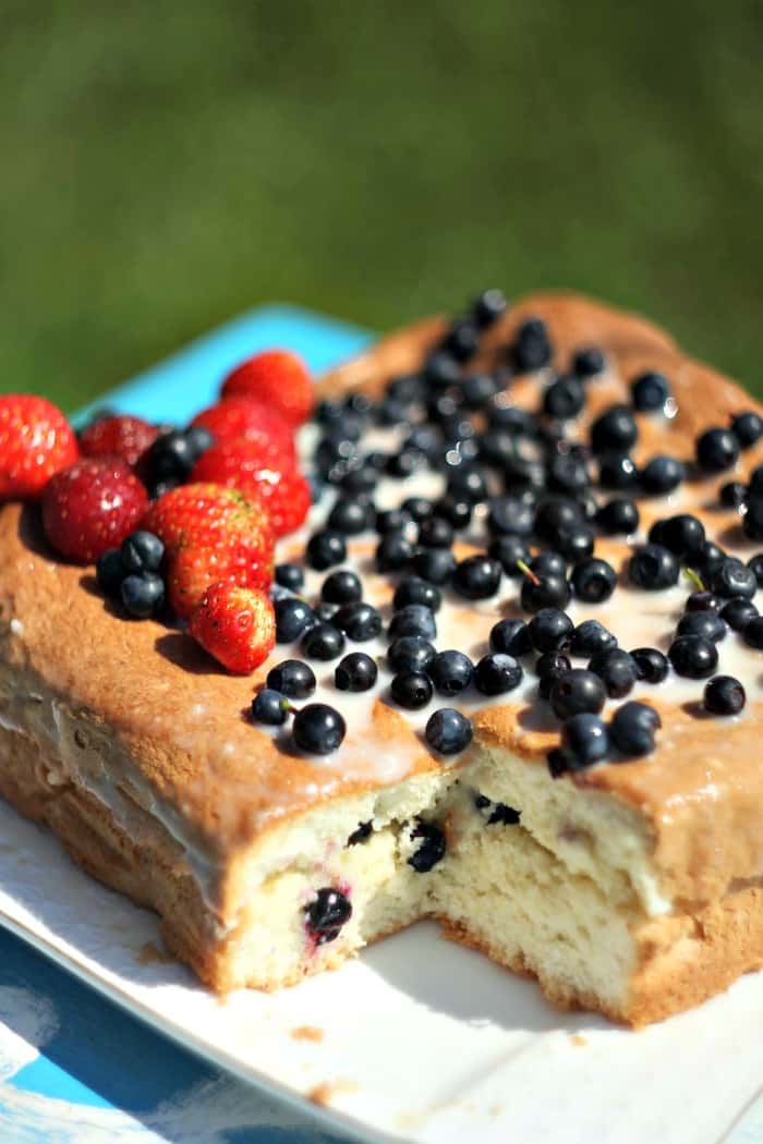 Maple Blueberry Coffee Cake Recipe
