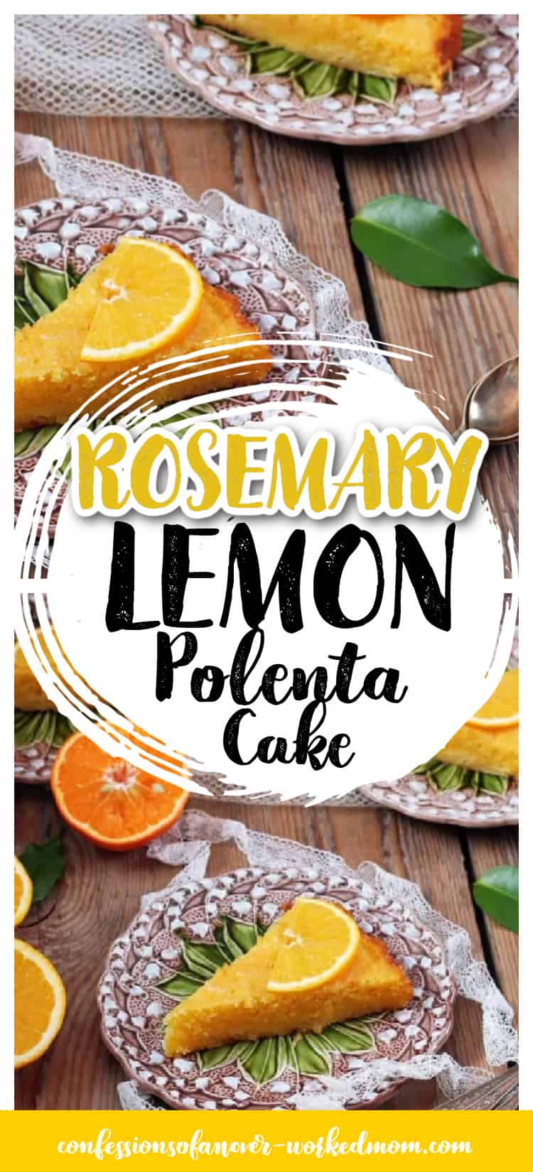 My Rosemary Lemon Polenta Cake recipe is a savory lemon polenta cake with a sweet glaze. Make my rosemary polenta cake with syrup.