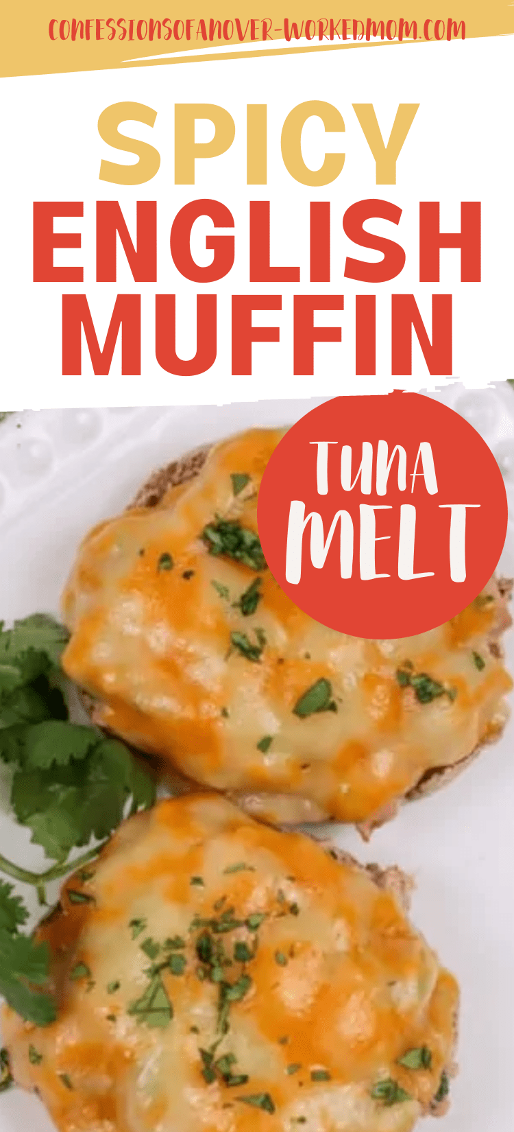 This spicy tuna melt on an English muffin is a delicious twist on the classic tuna melt sandwich. Try this easy grilled sandwich for lunch.