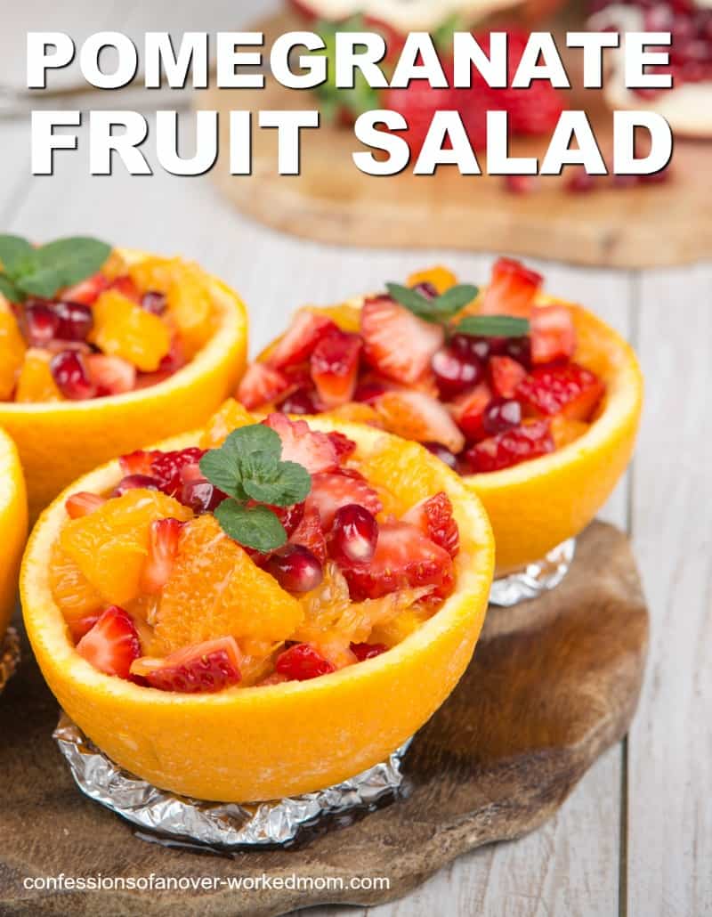 Pomegranate Fruit Salad Recipe for Summer Entertaining