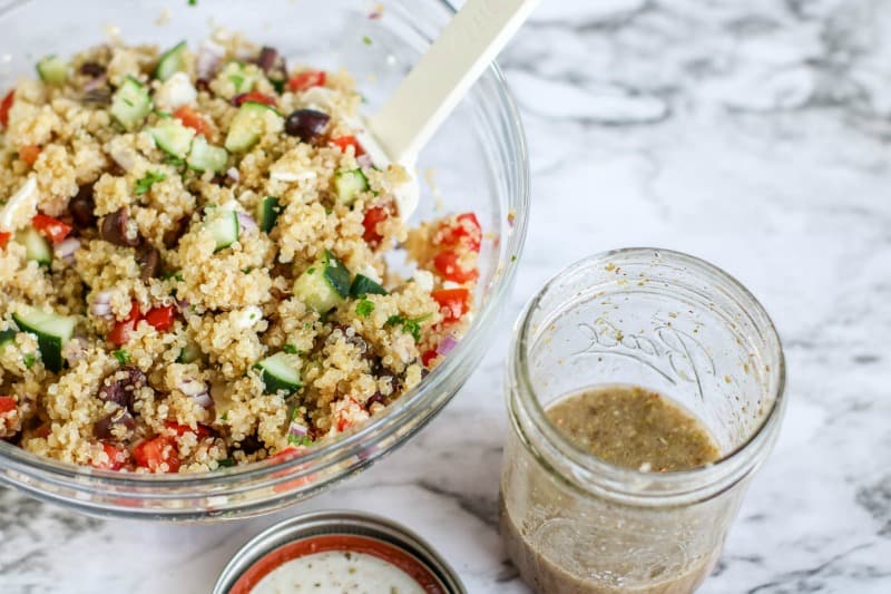 quinoa salad recipe and dressing