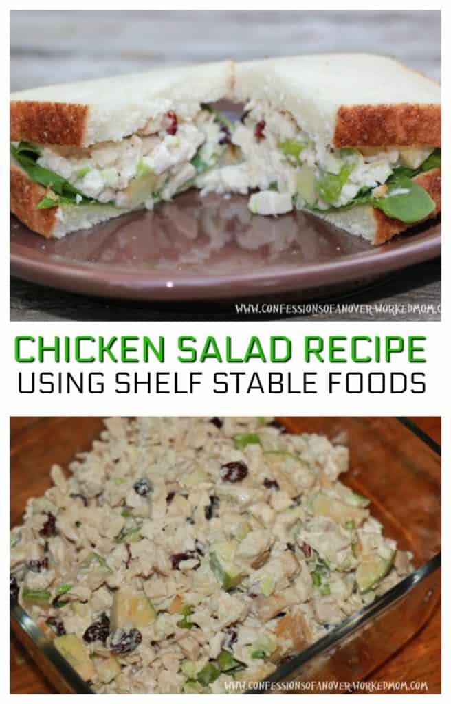 Chicken Salad Recipe - Shelf Stable | Confessions of an Overworked Mom