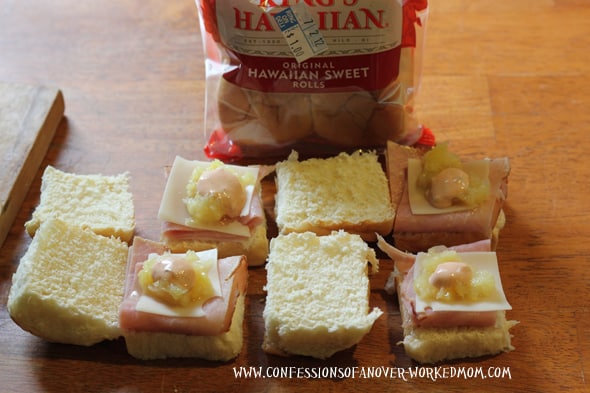 Tropical Ham & Swiss Sliders Recipe with King's Hawaiian