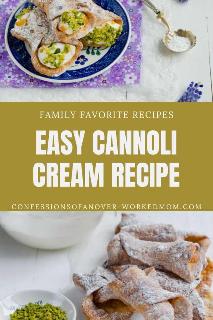 Wondering how to make your own cannolis? It's easy! Make this easy cannoli cream and enjoy homemade cannolis for dessert today.