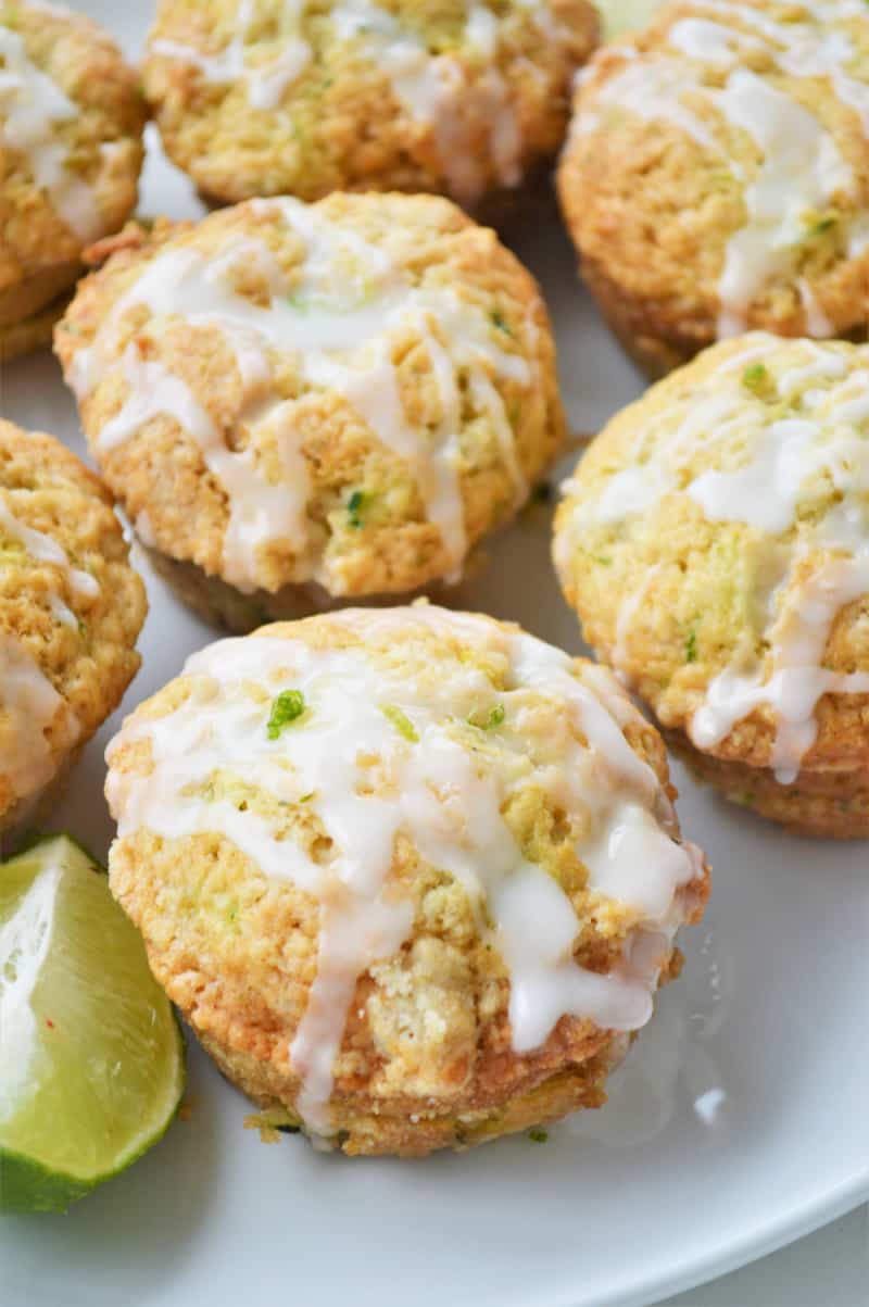 I love muffins, but they're usually loaded with sugar and fat. These lime zucchini muffins are the perfect solution to my muffin craving! They're healthy enough for breakfast or a snack, but also delicious enough that you can serve them at brunch on Sunday morning.