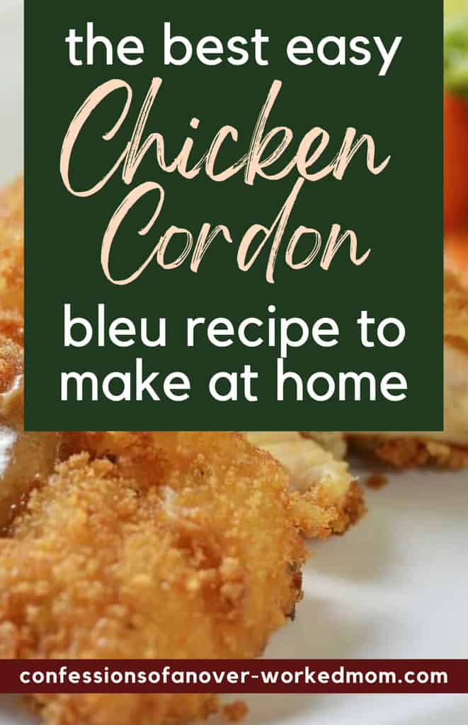 Are you looking for an easy chicken cordon bleu recipe? If so, keep reading because I'm sharing my favorite with you today.