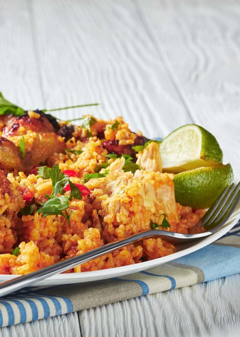 Need a Caribbean rice recipe? This easy rice recipe is a gluten-free rice dish that you can make as a side or a simple main course. Try it today.