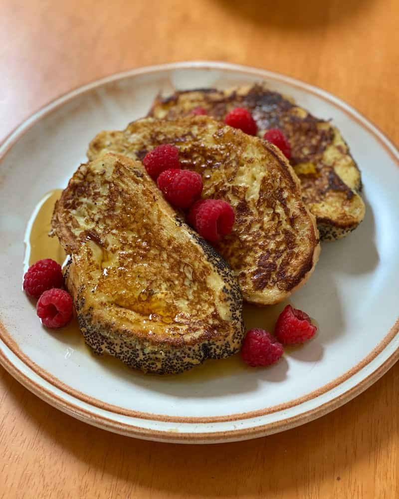You are going to LOVE this Maple Syrup French Toast Recipe! Try my classic French toast recipe and see why it's one of my favorite maple recipes.