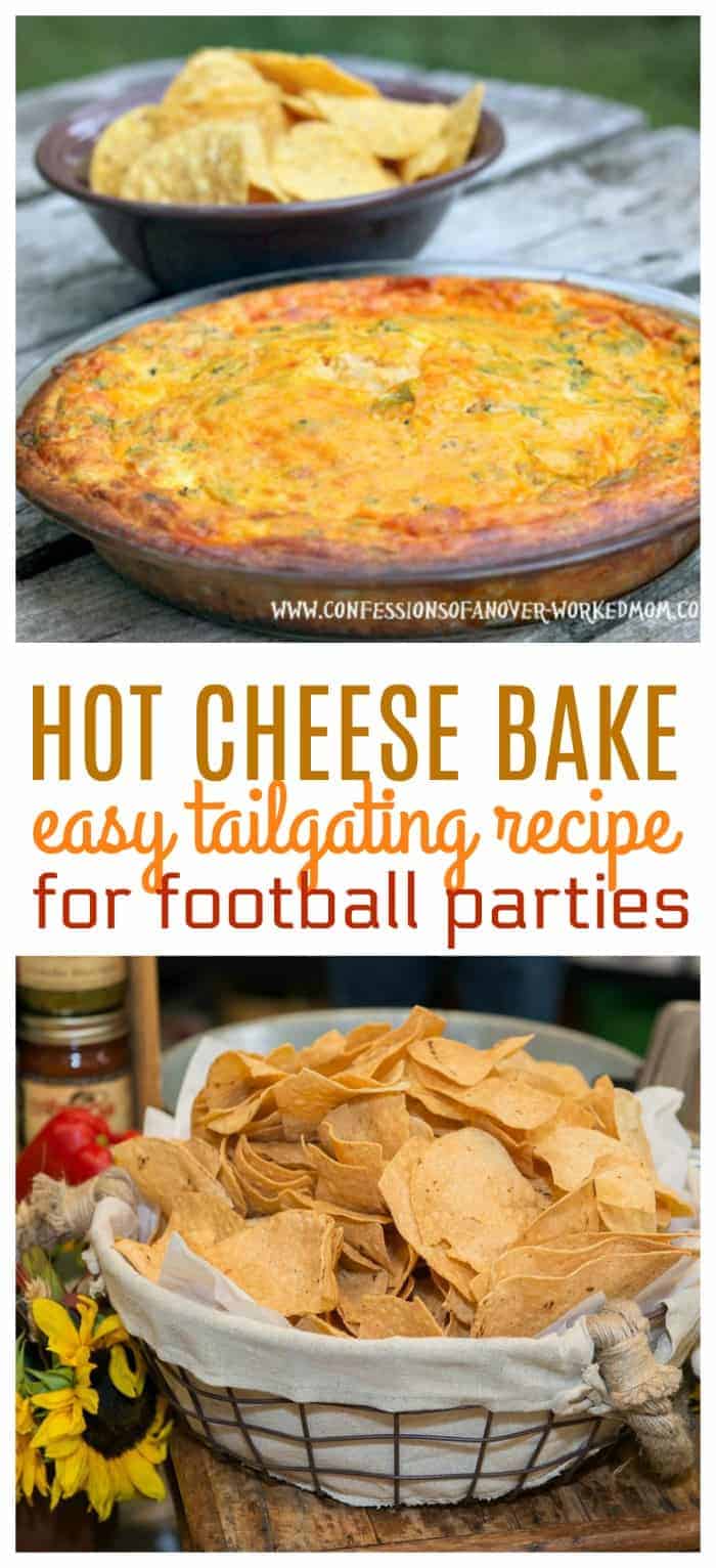 Tailgating Recipe for Hot Cheese Bake for Football Parties