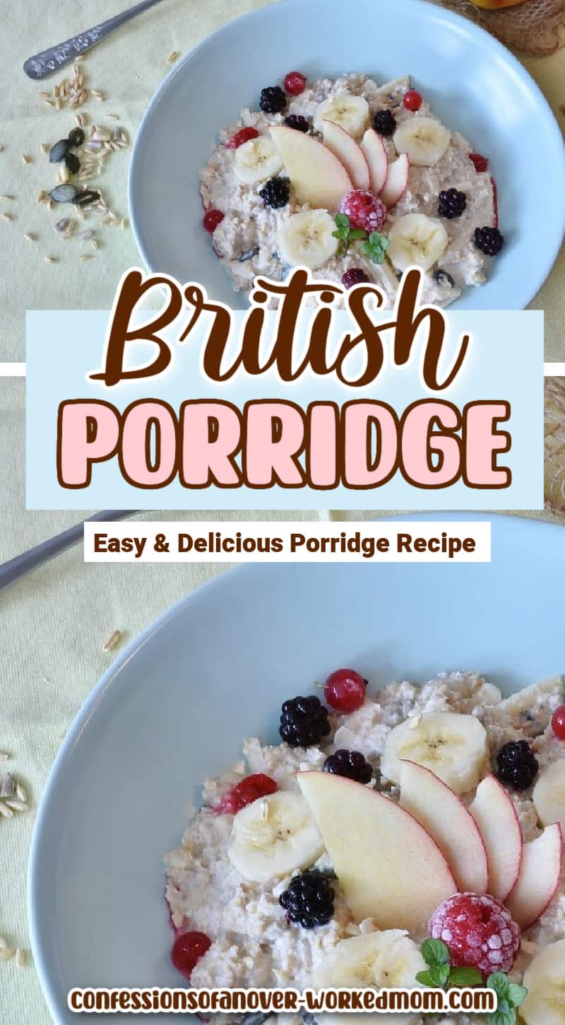 You will love this British Porridge Recipe for Working Class Porridge! I've always been a huge fan of Downton Abbey, and this is one of their recipes.