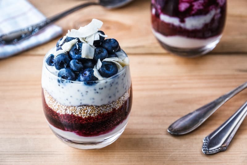 Berry Yogurt Parfait Recipe With Chia and Hemp Seeds