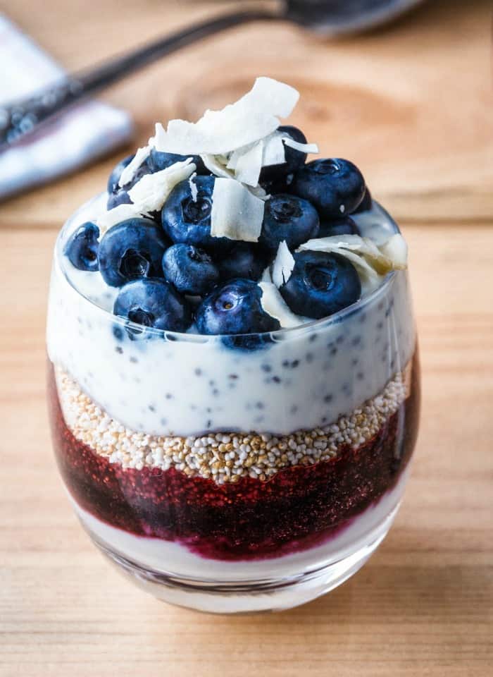 Berry Yogurt Parfait Recipe With Chia and Hemp Seeds