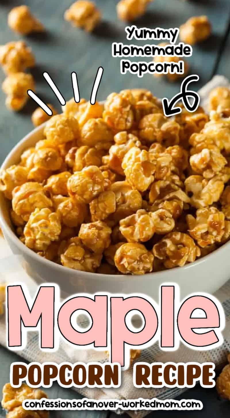You are going to love this homemade flavored popcorn recipe! Try my maple popcorn recipe for a delicious treat for your next movie night.