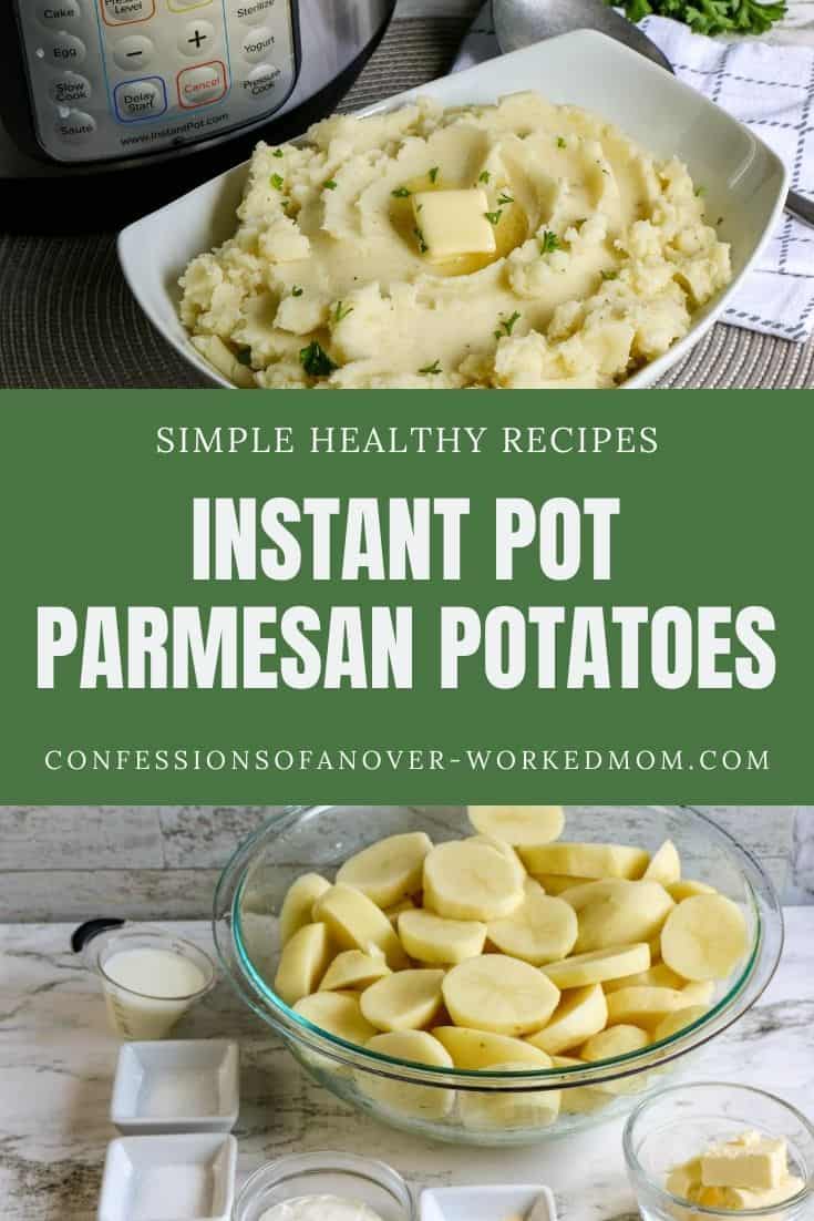 This Instant Pot Parmesan Potatoes recipe is an easy way to make mashed potatoes in a pressure cooker. Make this recipe for your family.