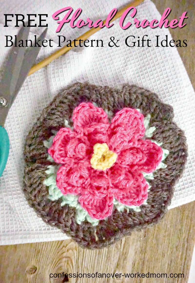 Floral Crochet Blanket Patterns for Crochet Gift Ideas #crochetpatterns #freecrochetpatterns #crochetideas