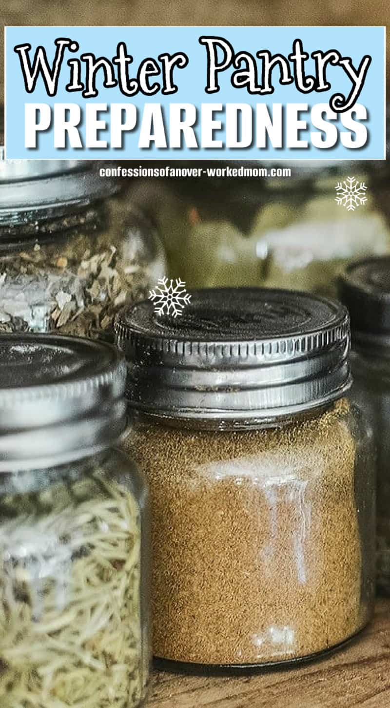 Winter pantry preparedness is something that I take seriously in rural Vermont.  Check out these tips to stock your pantry for winter emergencies.