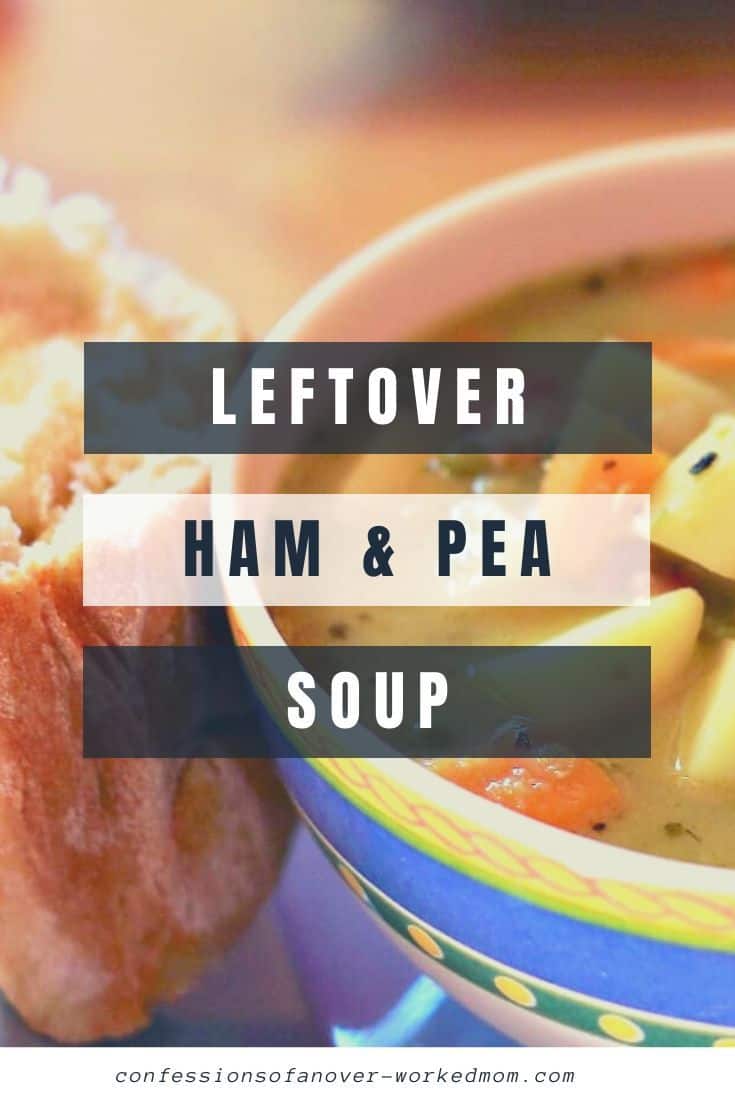 Leftover Ham Recipe - Hearty Ham and Bean Soup #HamRecipe #SoupRecipe #LeftoverRecipe