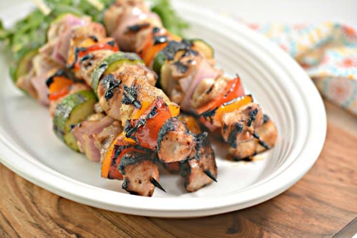Grilled Chicken Kabobs with Vegetables - Keto Approved