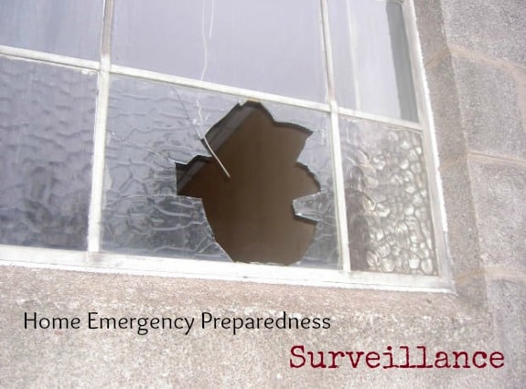Home emergency preparedness surveillance