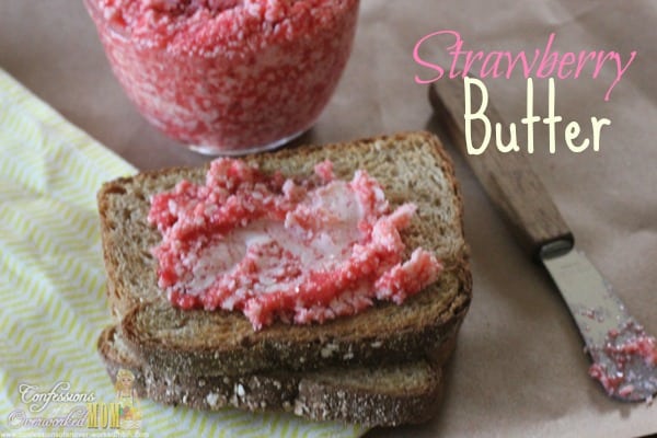Recipe for strawberry butter