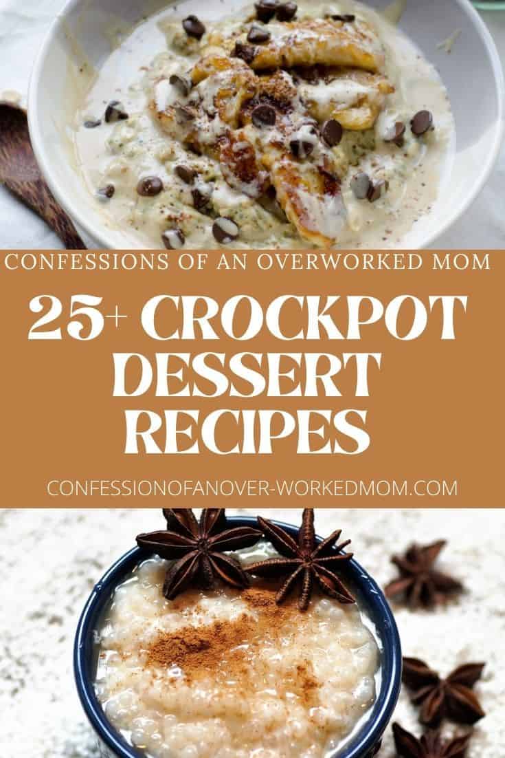 Slow cooker dessert recipes are perfect for busy days. Just add the ingredients to your crockpot and forget about them until dinner time.