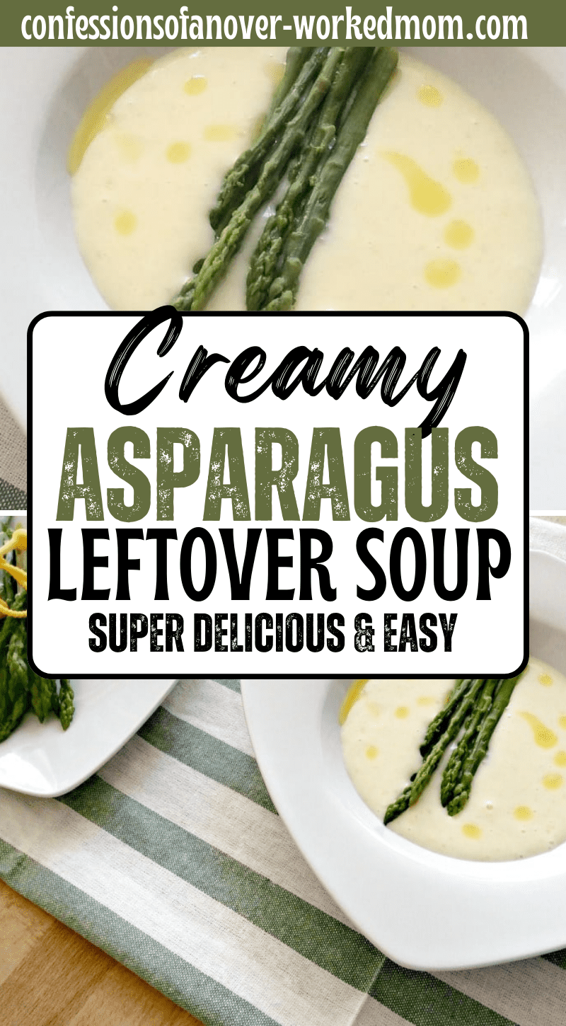 Finding easy asparagus recipes isn't as difficult as you'd think. Try my creamy leftover asparagus soup that is just like the Cooking Light recipe.