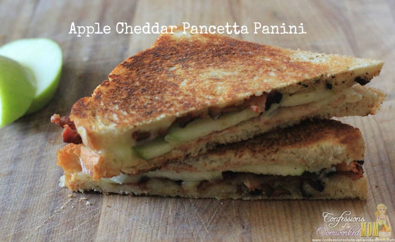 Apple Cheddar & Pancetta Panini Recipe