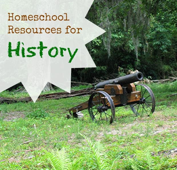 Homeschool resources history