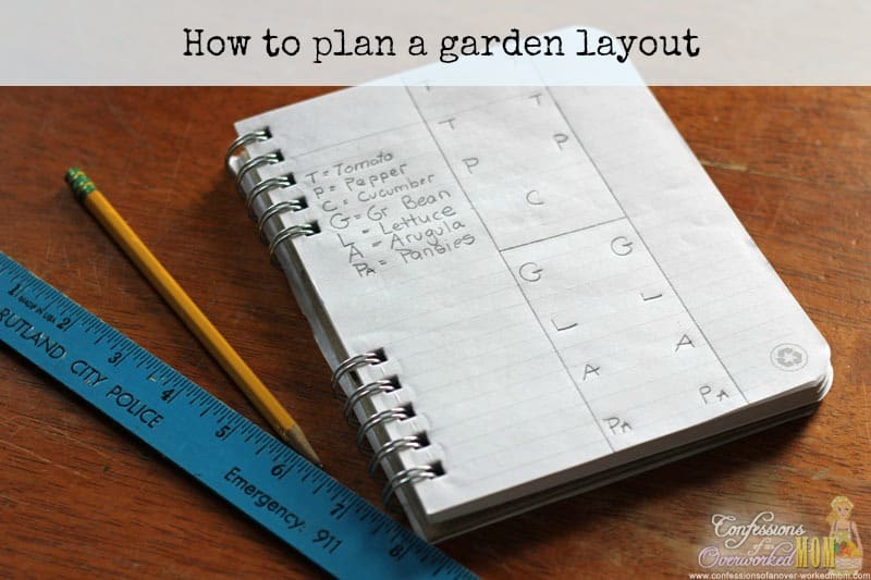 Planning a garden layout