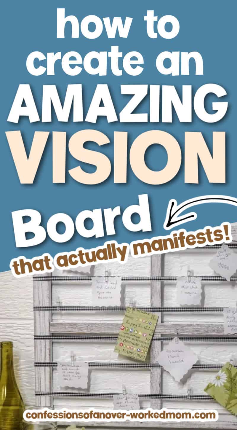 Have you ever wondered how to create a vision board that works? Check out this simple DIY vision board to help you focus on your goals.